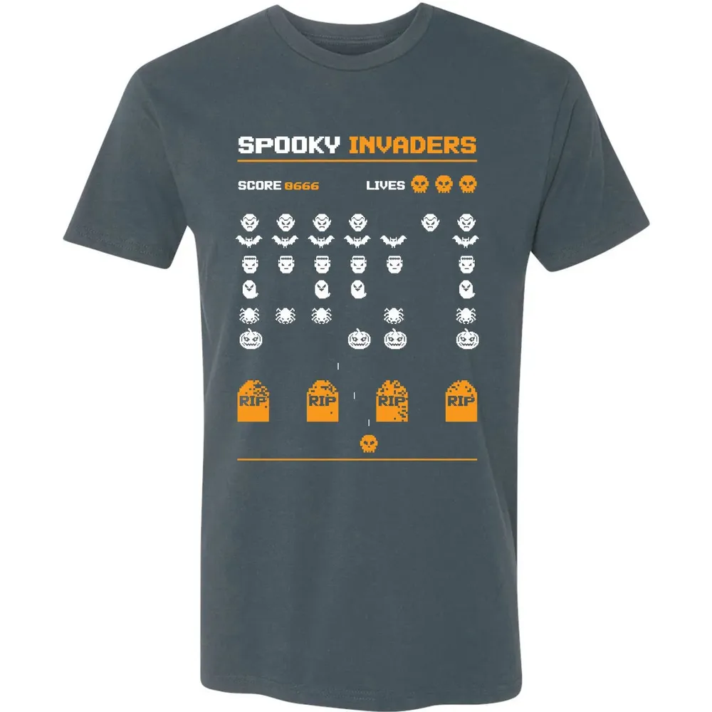 Spooky Invaders Premium Unisex T-shirt - 14