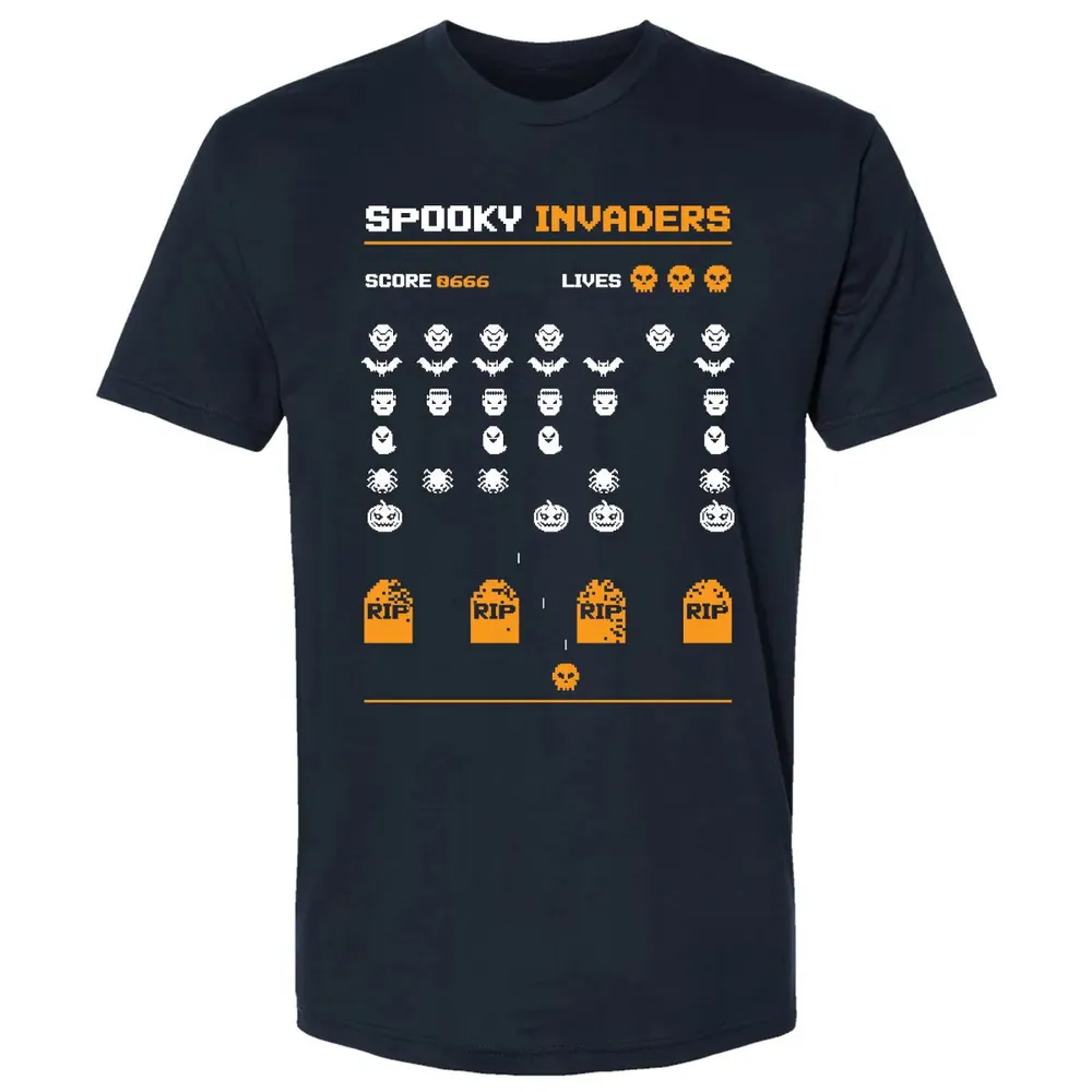 Spooky Invaders Premium Unisex T-shirt - 2