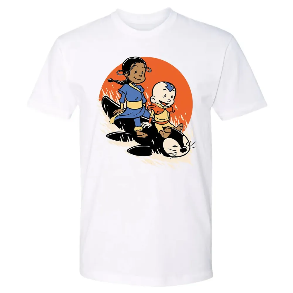 Penguin Sledding Fun Premium Unisex T-shirt - 4