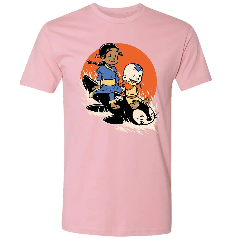 Penguin Sledding Fun Premium Unisex T-shirt - 3