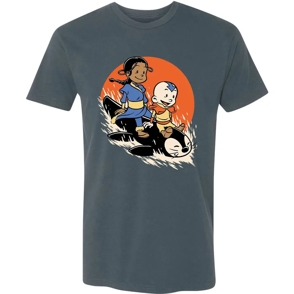 Penguin Sledding Fun Premium Unisex T-shirt - 14