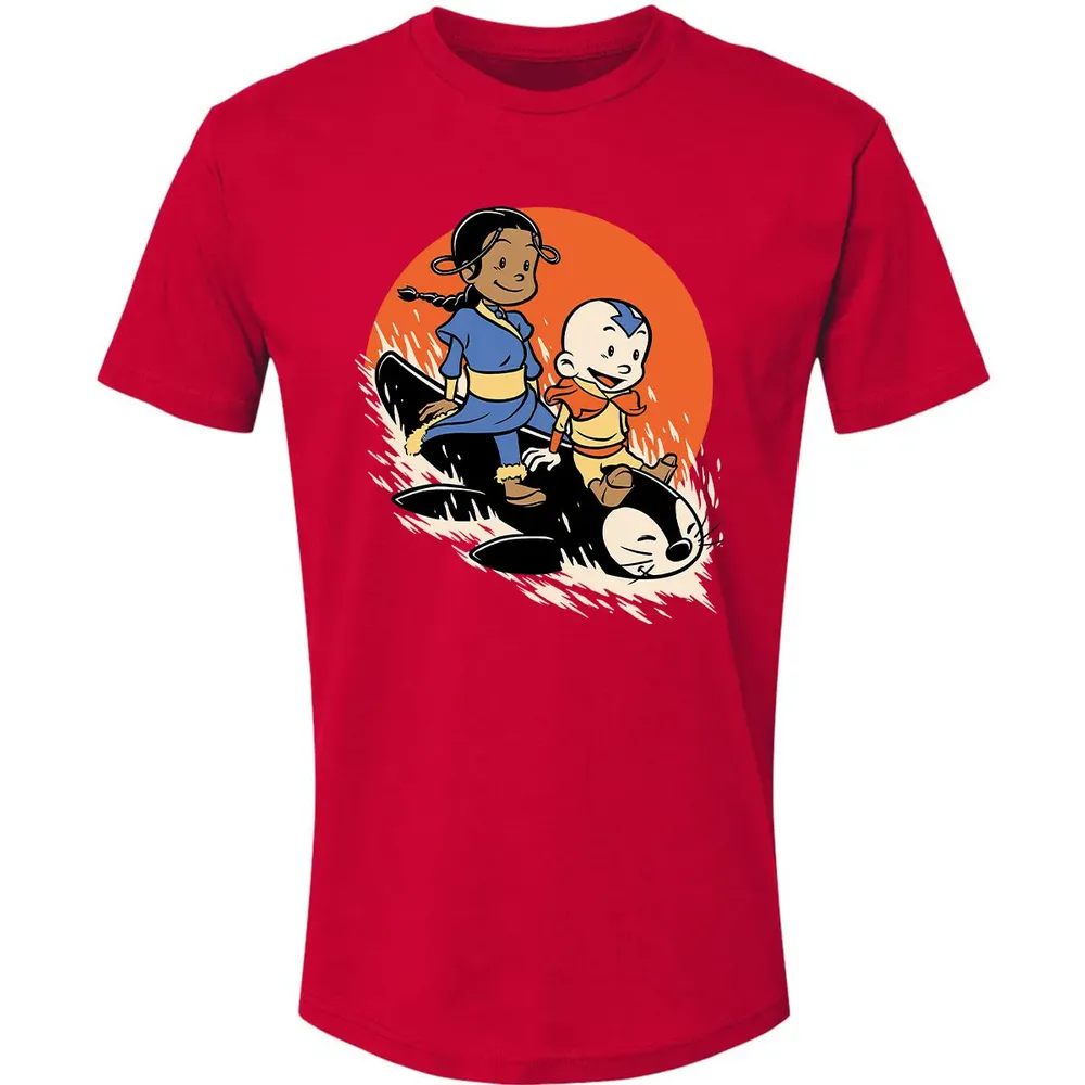Penguin Sledding Fun Premium Unisex T-shirt - 6