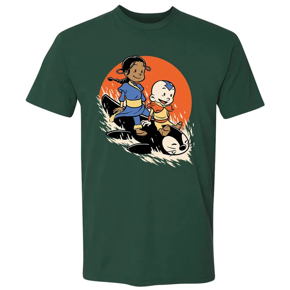 Penguin Sledding Fun Premium Unisex T-shirt - 12