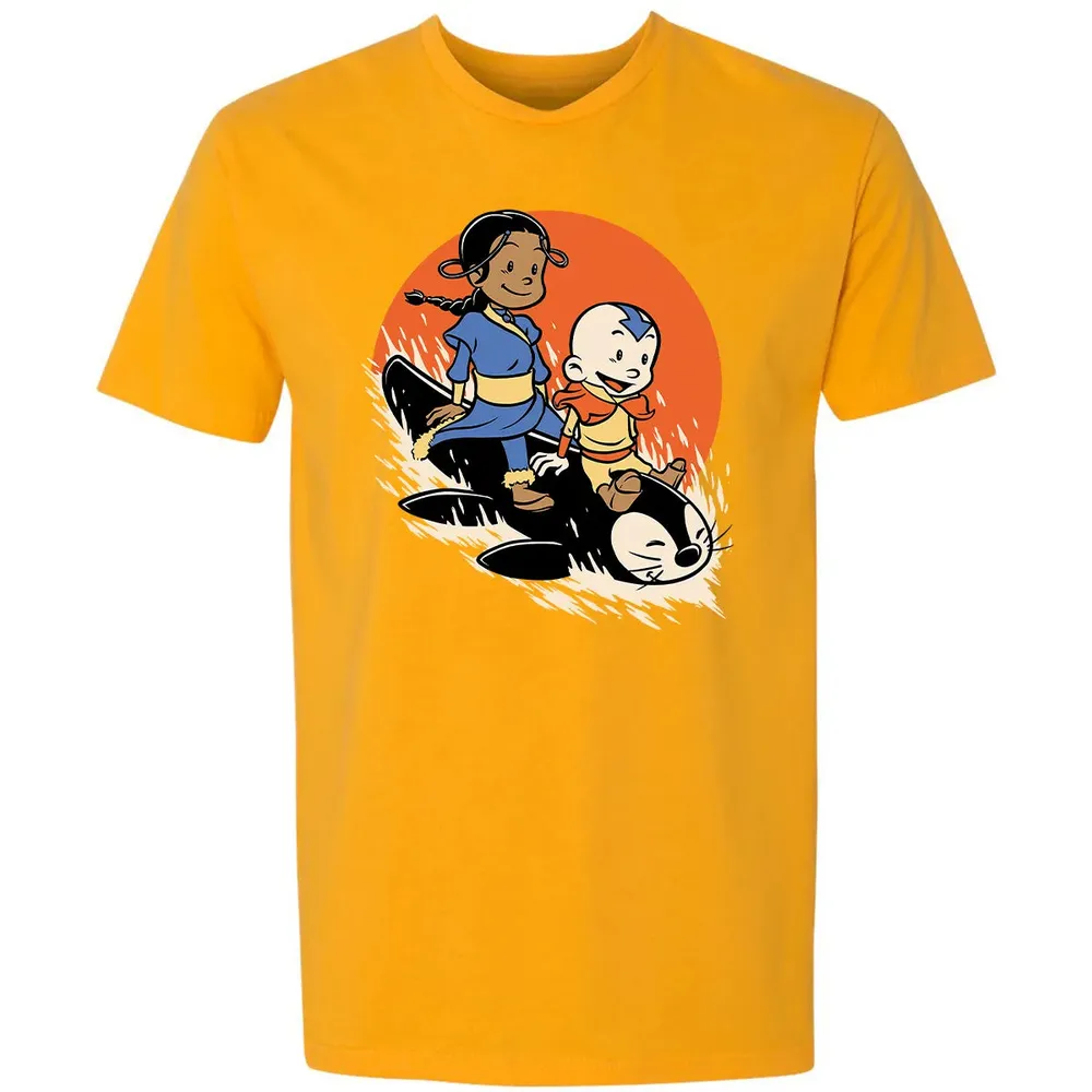 Penguin Sledding Fun Premium Unisex T-shirt - 11