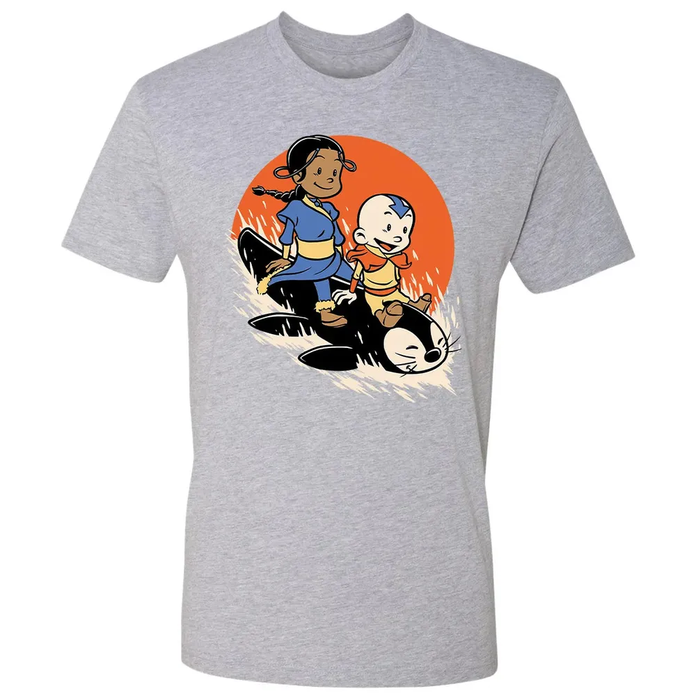 Penguin Sledding Fun Premium Unisex T-shirt - 9