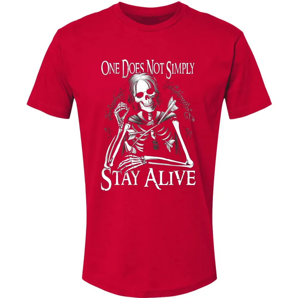 One Does Not Simple Stay Alive Premium Unisex T-shirt - 6