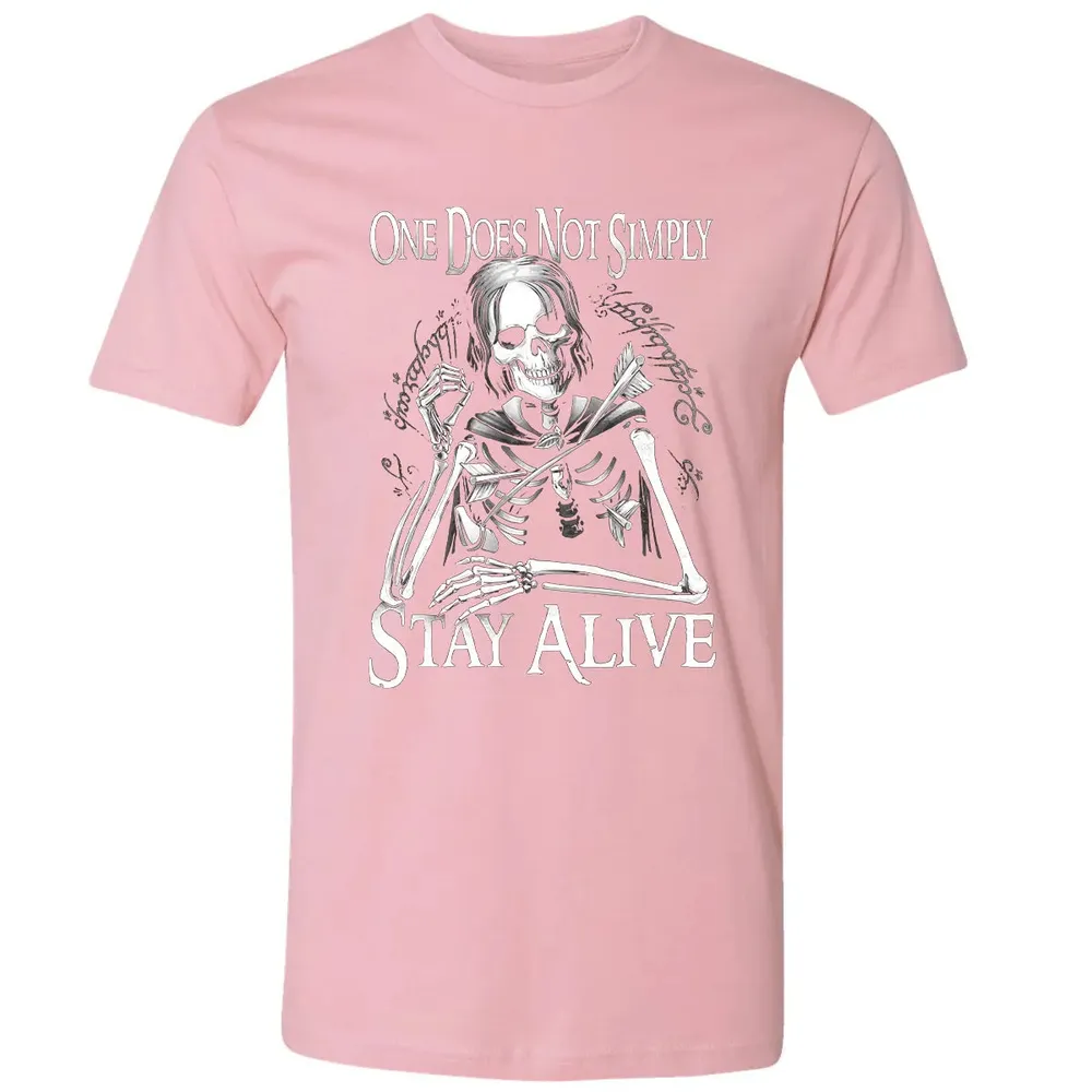 One Does Not Simple Stay Alive Premium Unisex T-shirt - 3