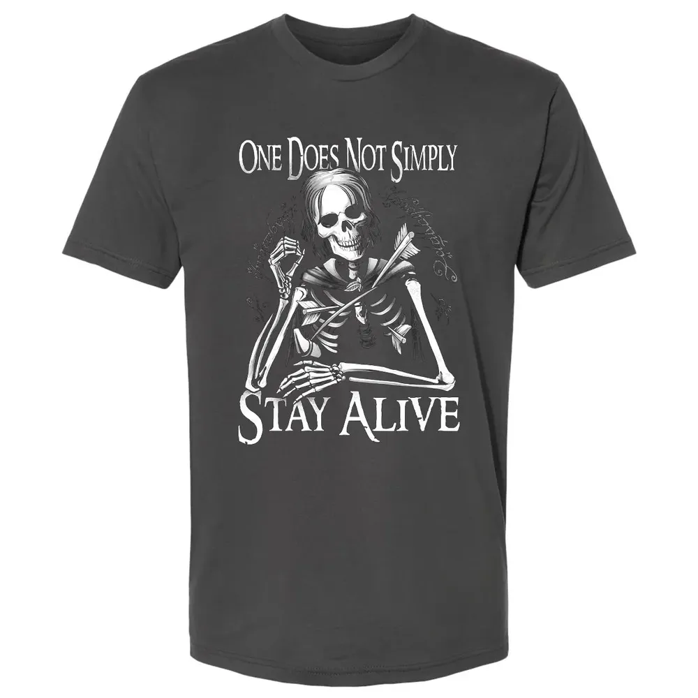 One Does Not Simple Stay Alive Premium Unisex T-shirt - 8