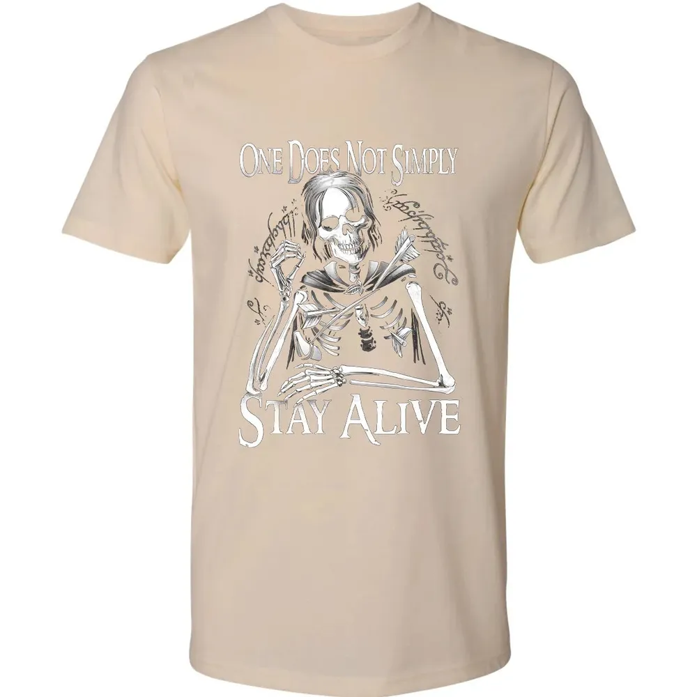 One Does Not Simple Stay Alive Premium Unisex T-shirt - 13