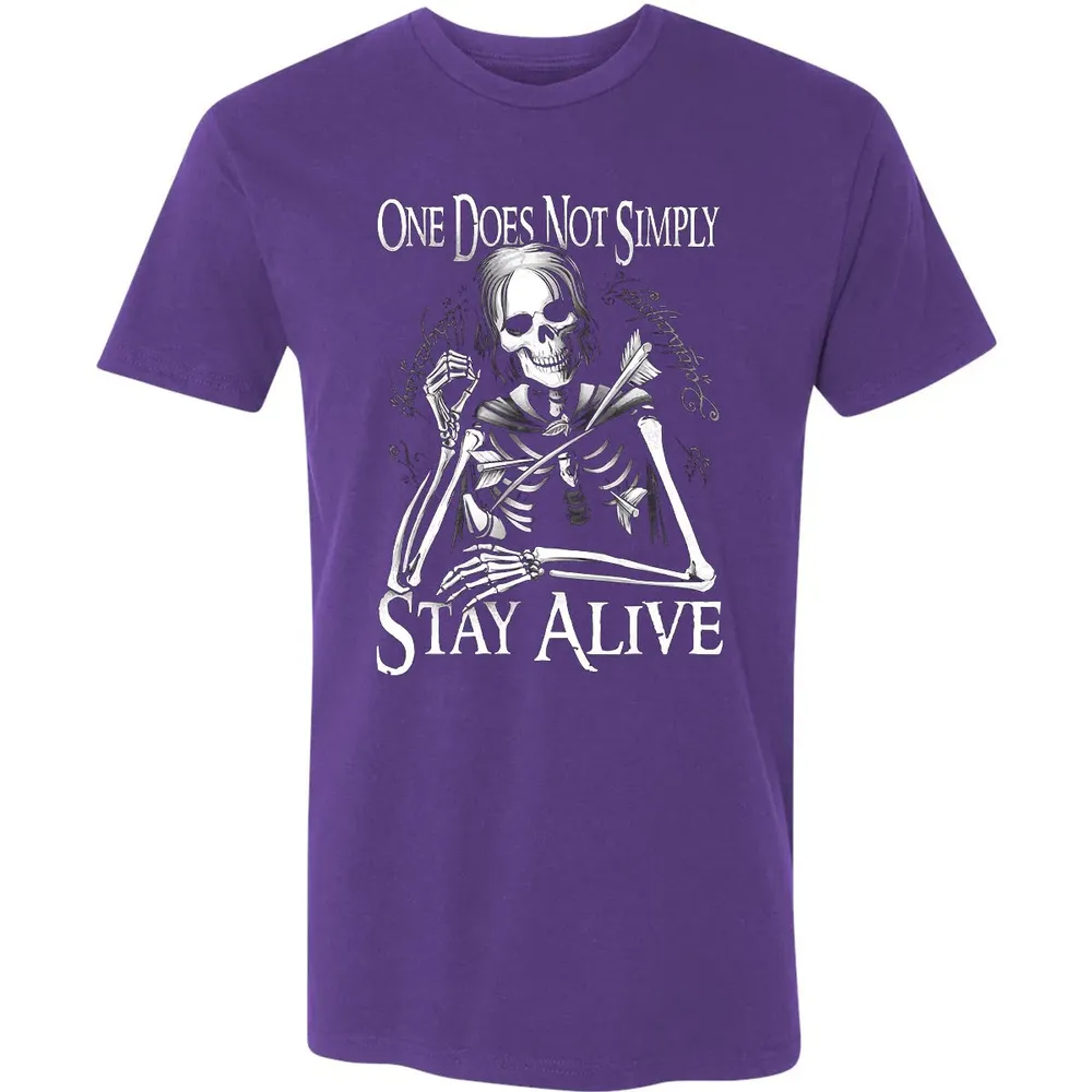 One Does Not Simple Stay Alive Premium Unisex T-shirt - 7