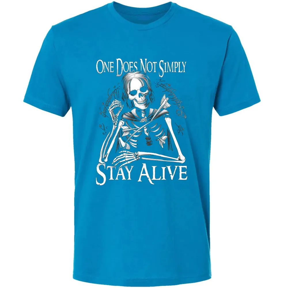 One Does Not Simple Stay Alive Premium Unisex T-shirt - 15
