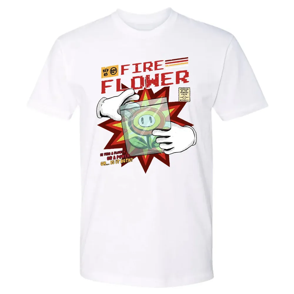 Fire Flower Premium Unisex T-shirt - 4