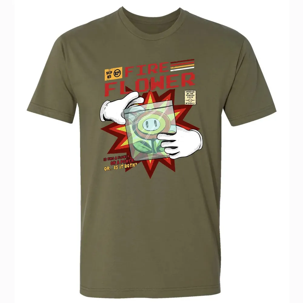 Fire Flower Premium Unisex T-shirt - 5