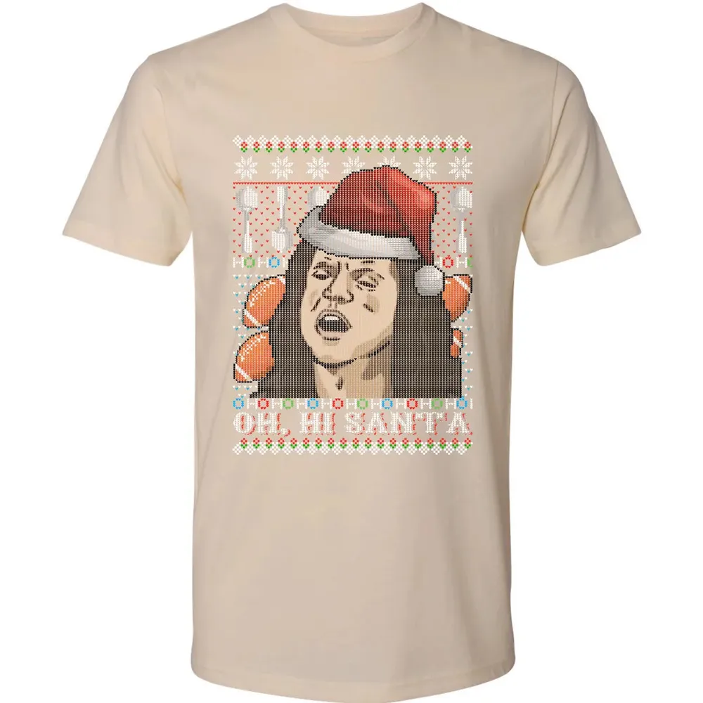 Oh, HI SANTA Premium Unisex T-shirt - 13