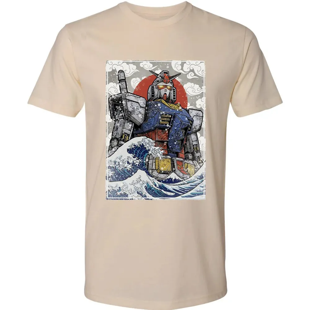Great Wave Off Gundam Premium Unisex T-shirt - 13