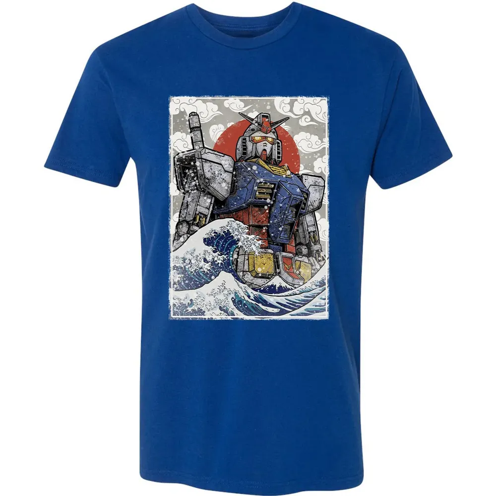 Great Wave Off Gundam Premium Unisex T-shirt - 10