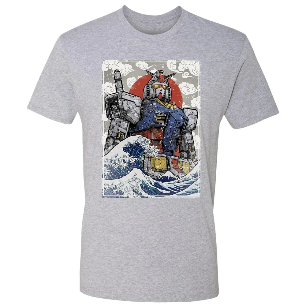 Great Wave Off Gundam Premium Unisex T-shirt - 9
