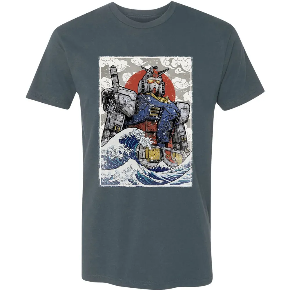 Great Wave Off Gundam Premium Unisex T-shirt - 14