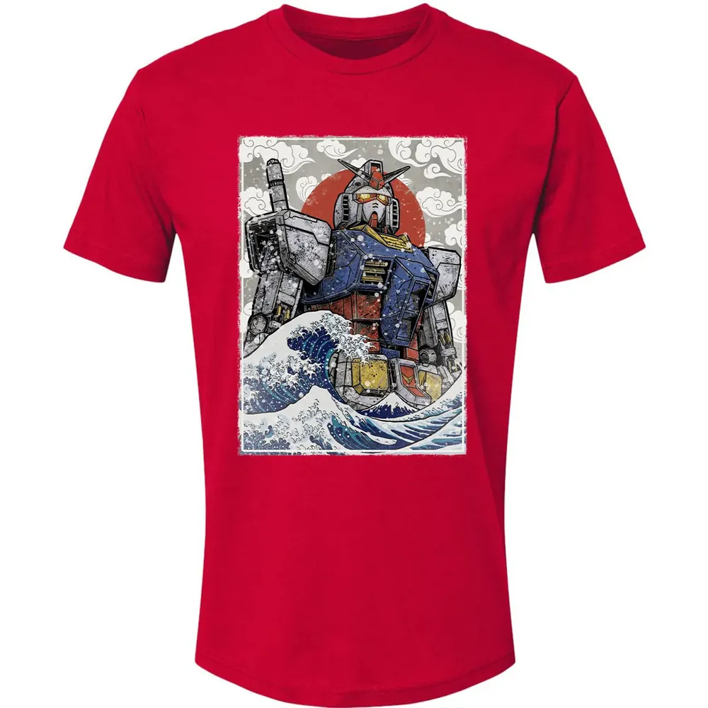 Great Wave Off Gundam Premium Unisex T-shirt - 6