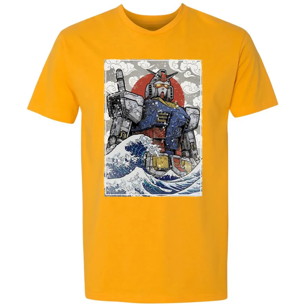 Great Wave Off Gundam Premium Unisex T-shirt - 11