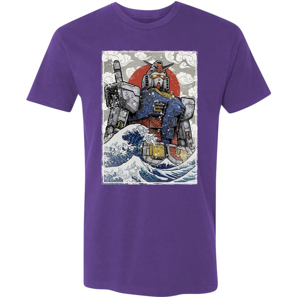 Great Wave Off Gundam Premium Unisex T-shirt - 7