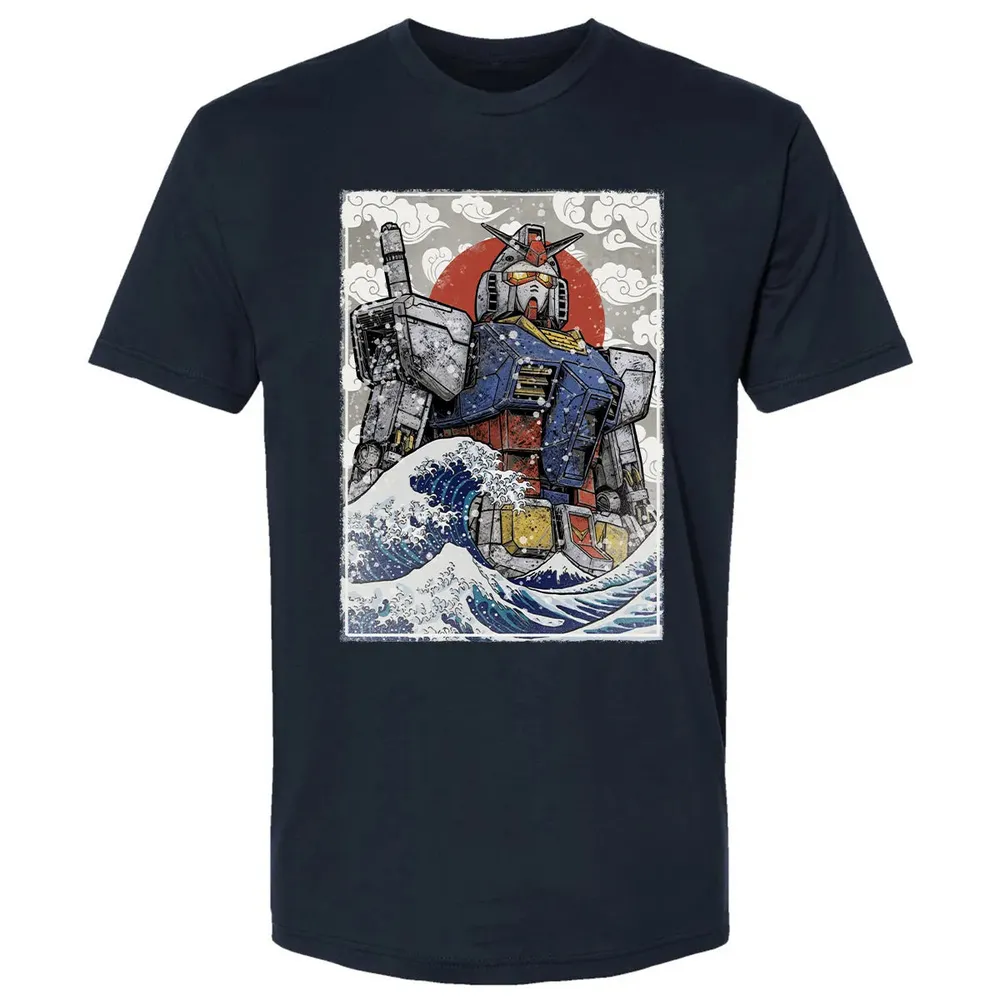 Great Wave Off Gundam Premium Unisex T-shirt - 2