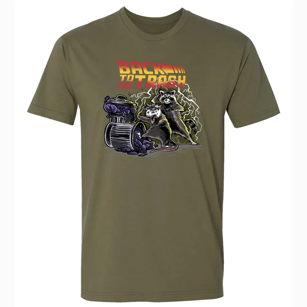 Back To The Trash Premium Unisex T-shirt - 5