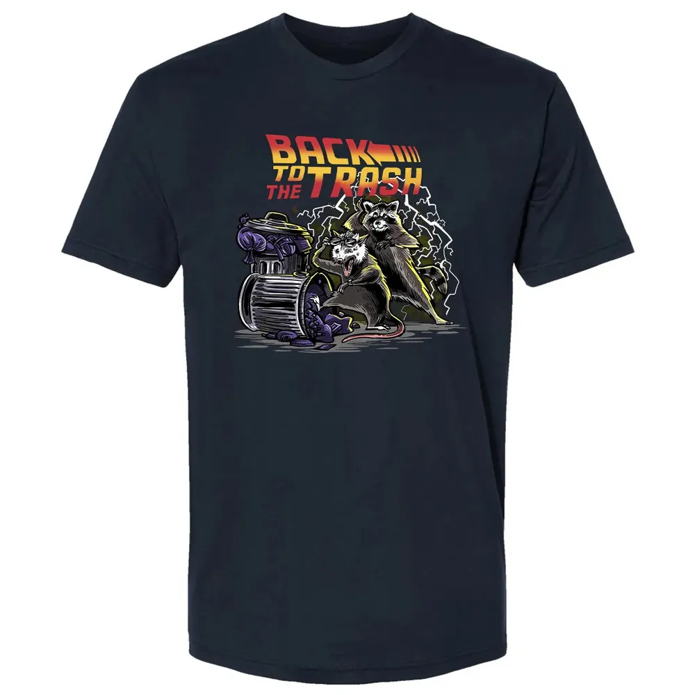 Back To The Trash Premium Unisex T-shirt - 2