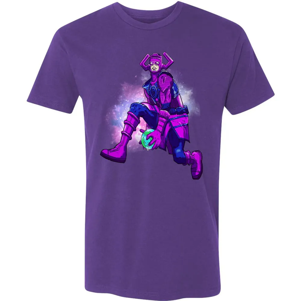 Galactus dunking earth in a black hole Premium Unisex T-shirt - 7