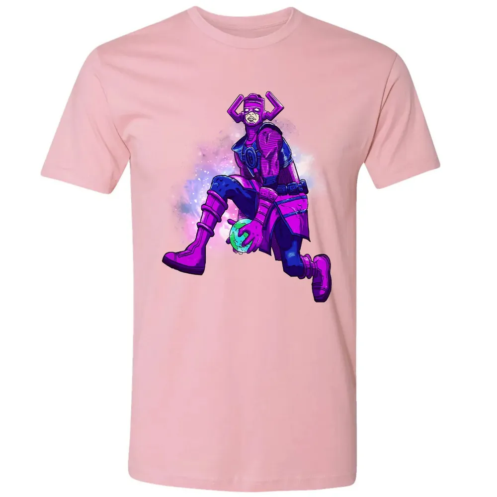 Galactus dunking earth in a black hole Premium Unisex T-shirt - 3