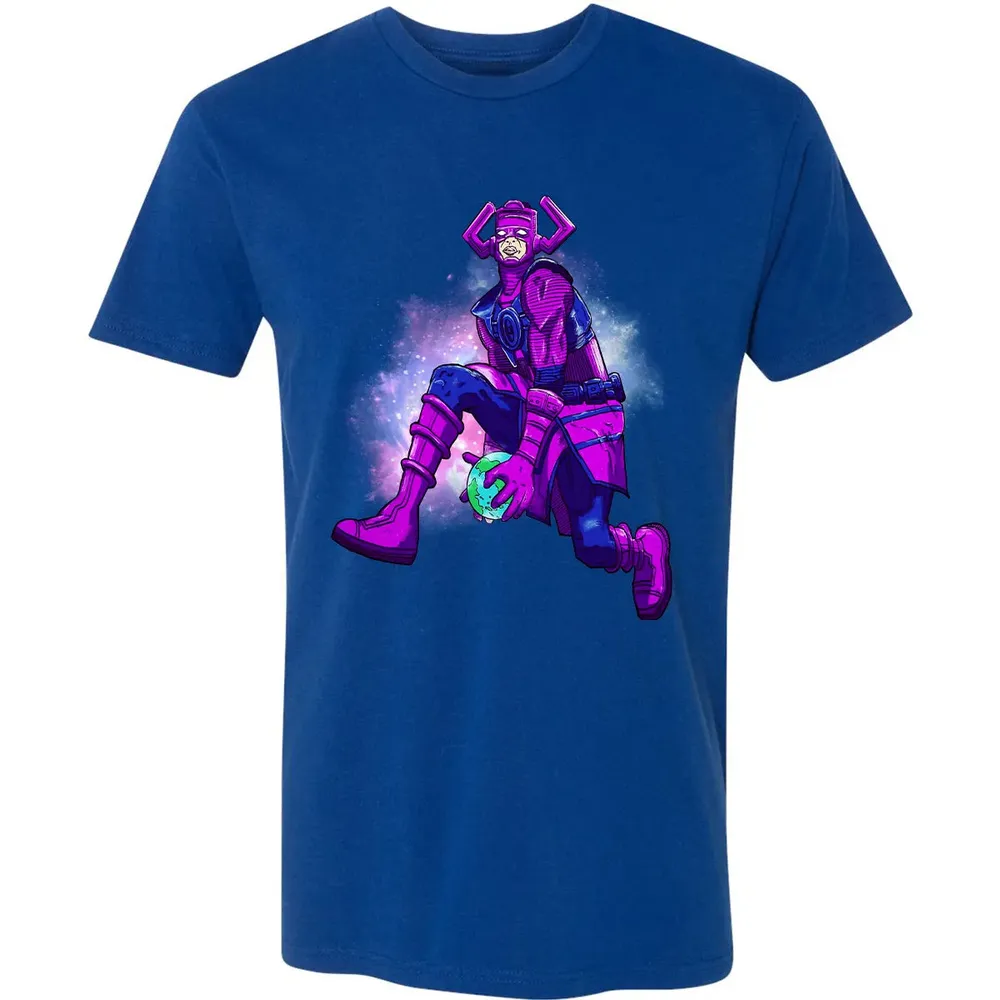 Galactus dunking earth in a black hole Premium Unisex T-shirt - 10