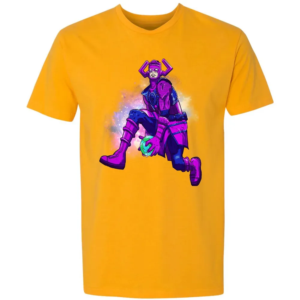 Galactus dunking earth in a black hole Premium Unisex T-shirt - 11