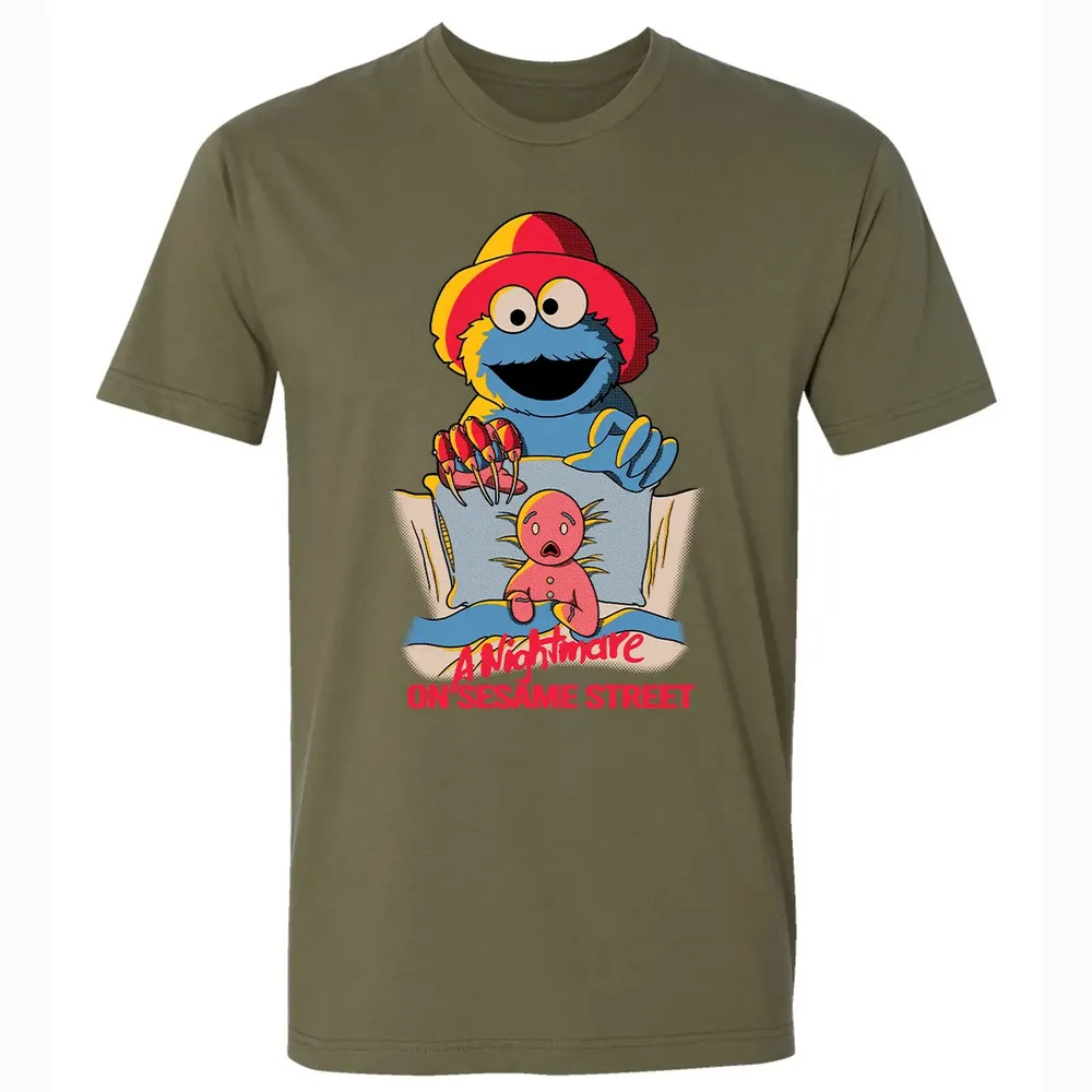 A Nightmare On Sesame Street Premium Unisex T-shirt - 5