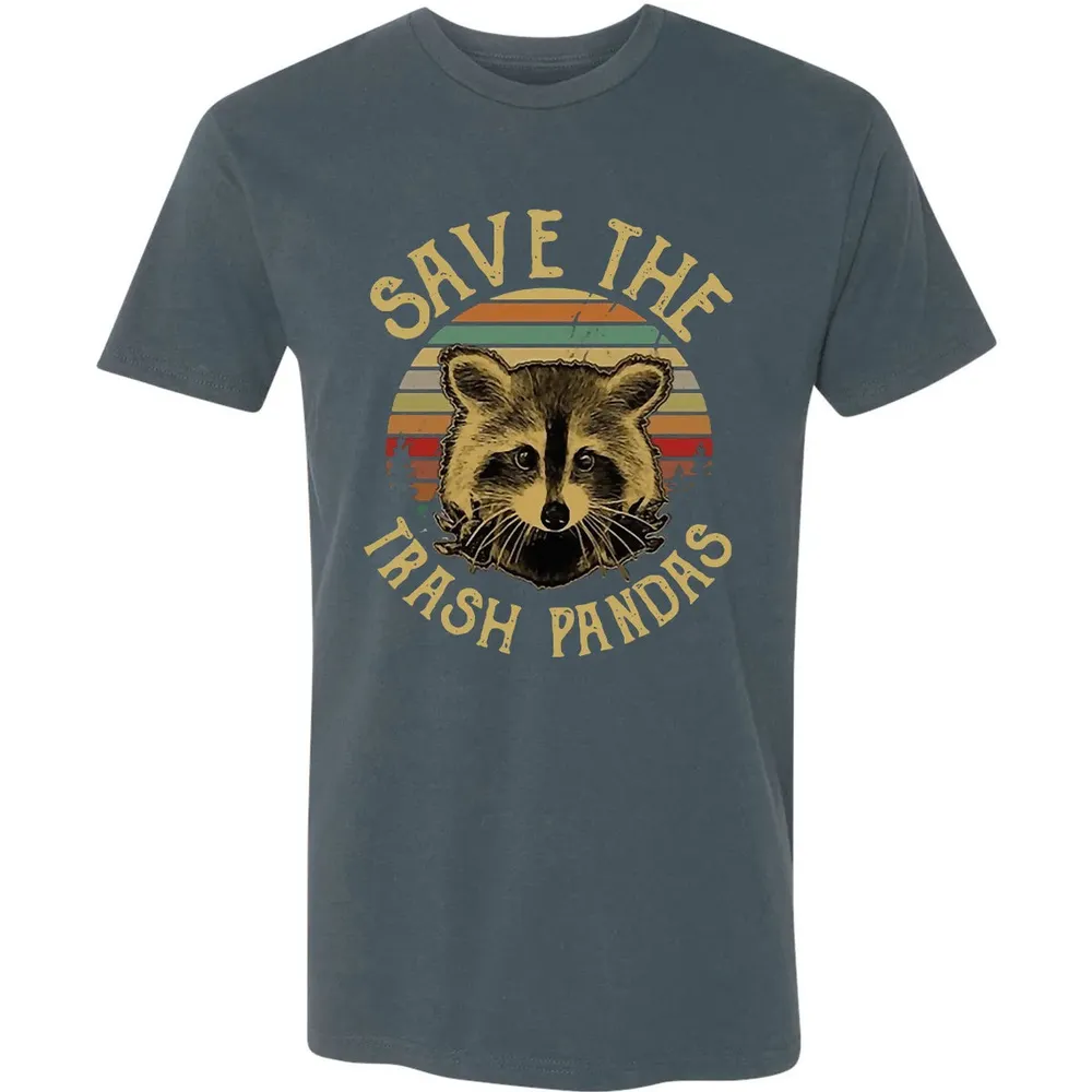 Save The Trash Pandas Premium Unisex T-shirt - 14
