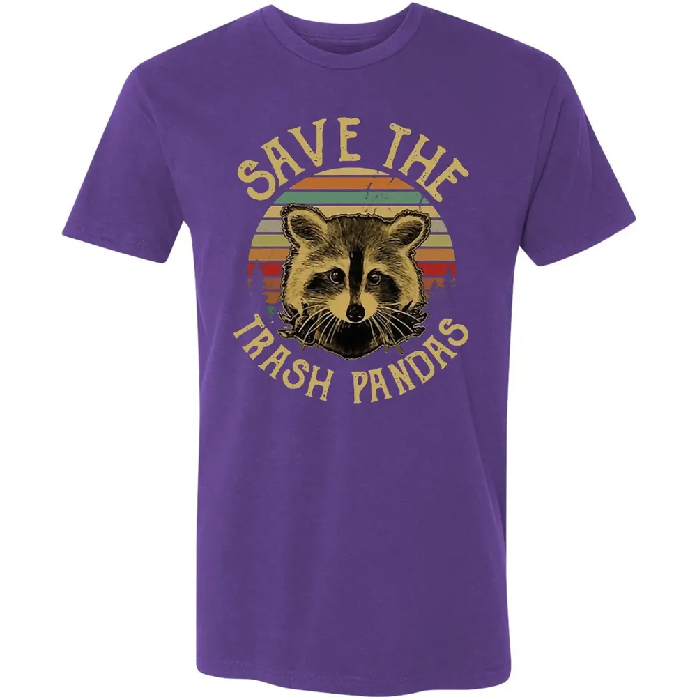 Save The Trash Pandas Premium Unisex T-shirt - 7