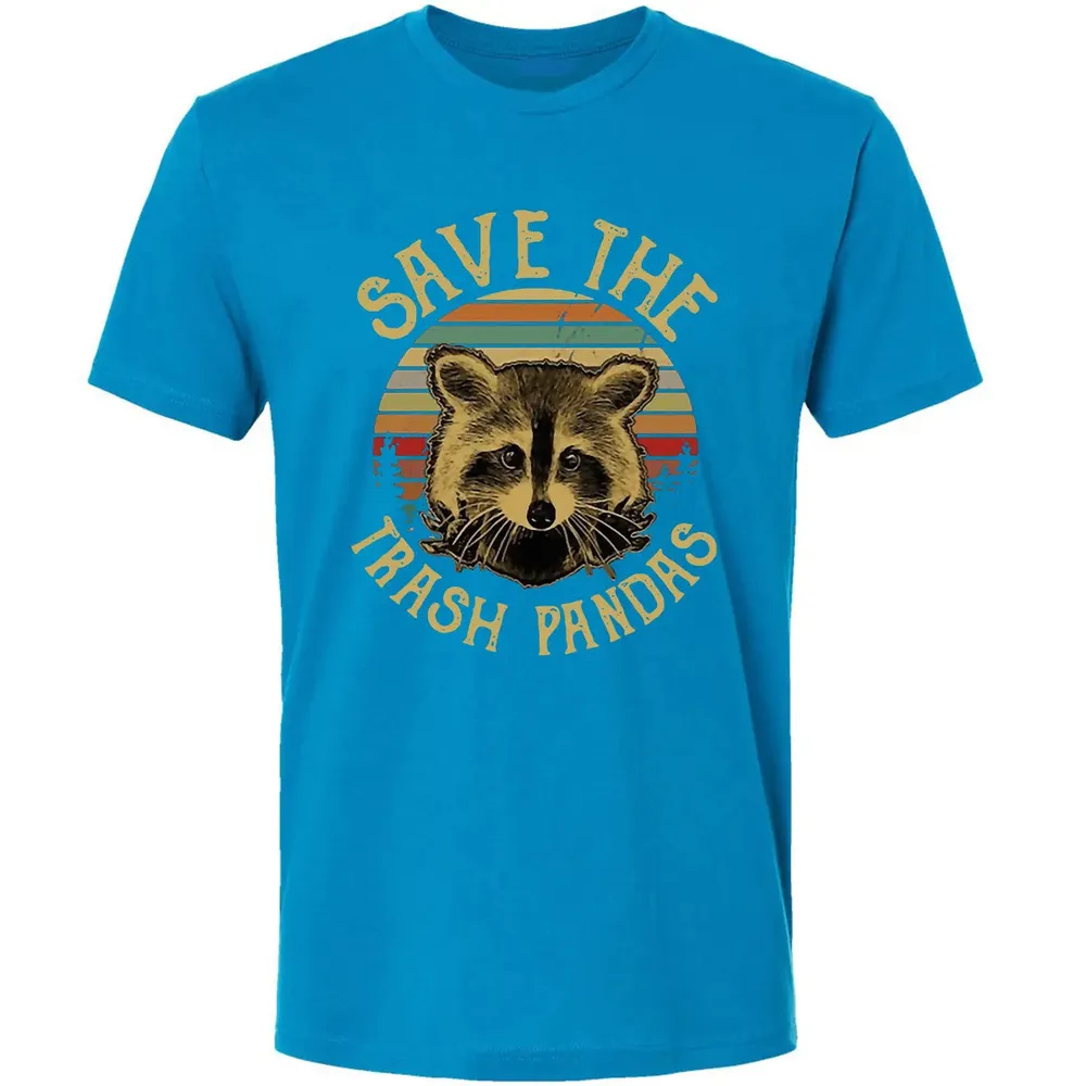 Save The Trash Pandas Premium Unisex T-shirt - 15