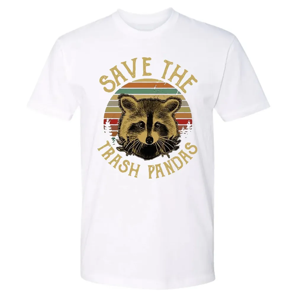 Save The Trash Pandas Premium Unisex T-shirt - 4