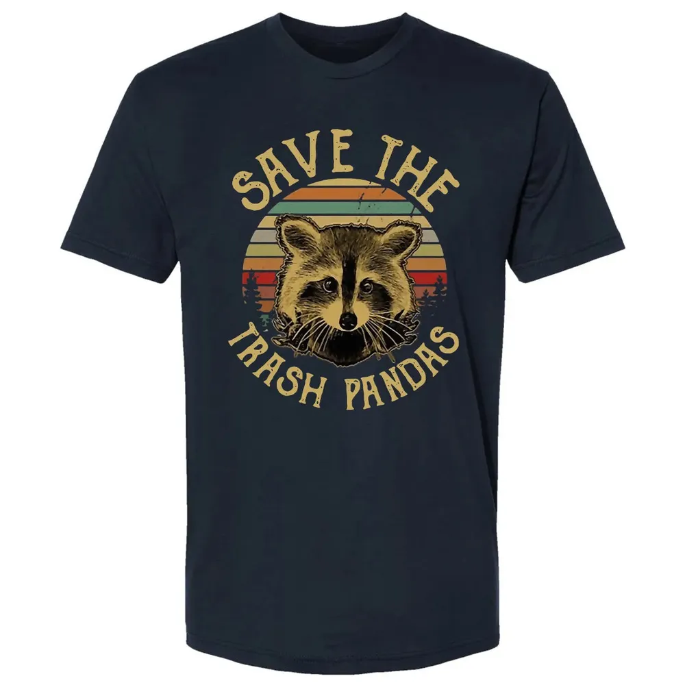 Save The Trash Pandas Premium Unisex T-shirt - 2