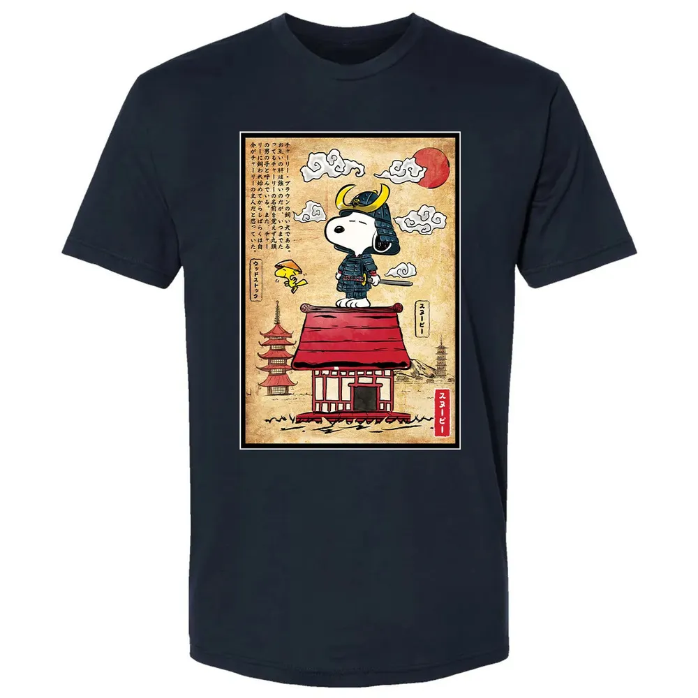 Beagle Samurai in Japan Premium Unisex T-shirt - 2