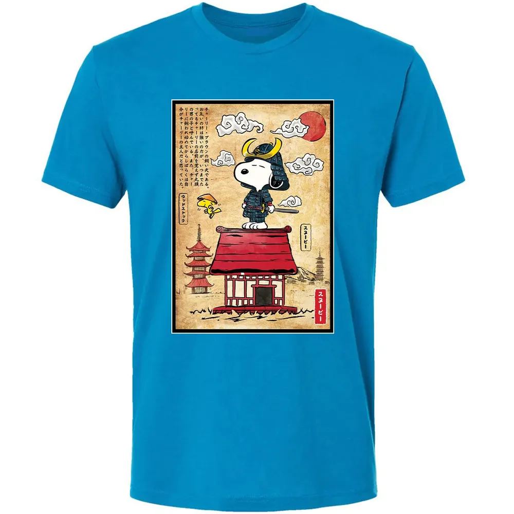 Beagle Samurai in Japan Premium Unisex T-shirt - 15