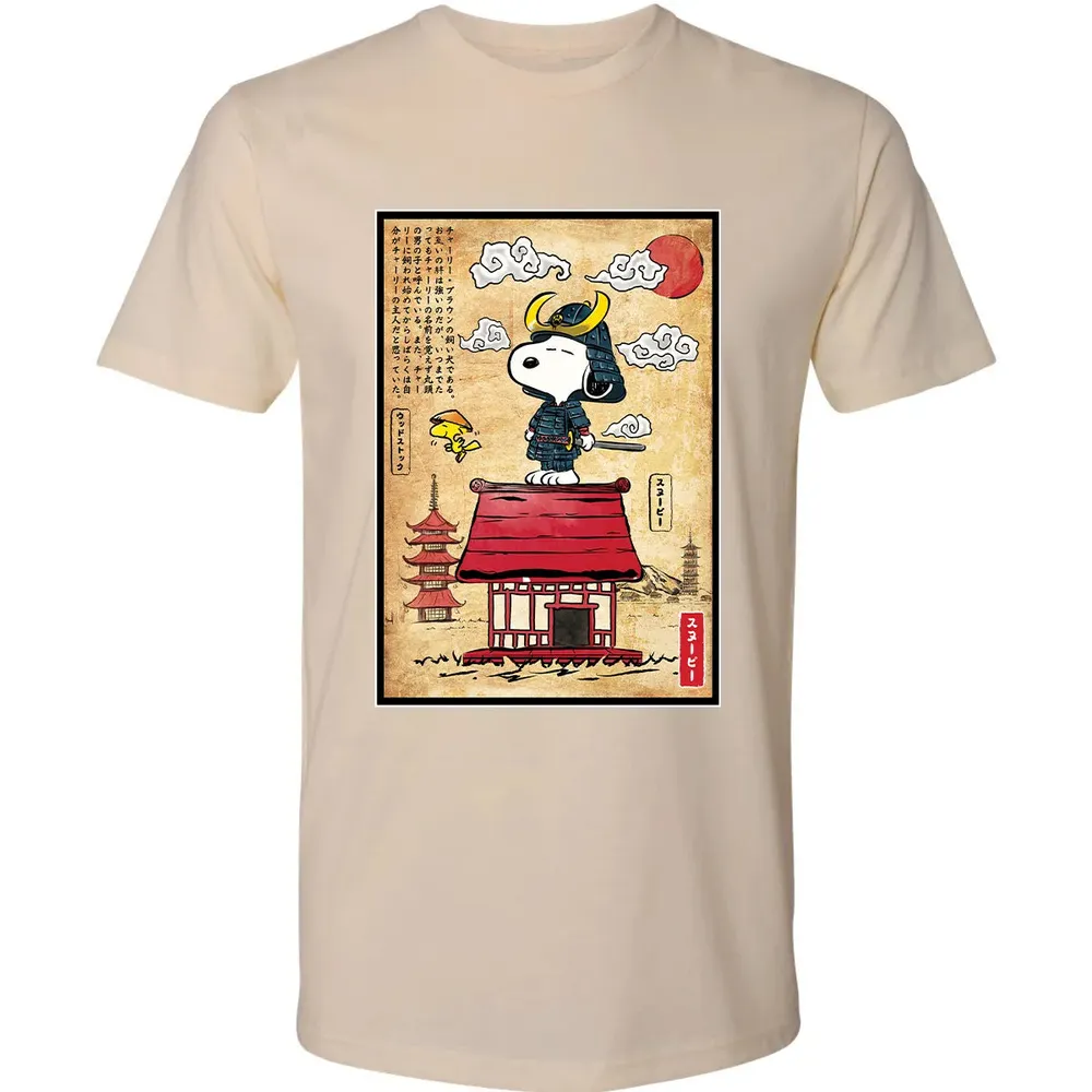 Beagle Samurai in Japan Premium Unisex T-shirt - 13