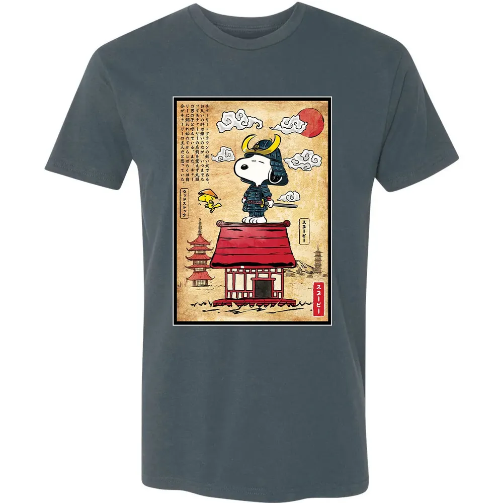 Beagle Samurai in Japan Premium Unisex T-shirt - 14