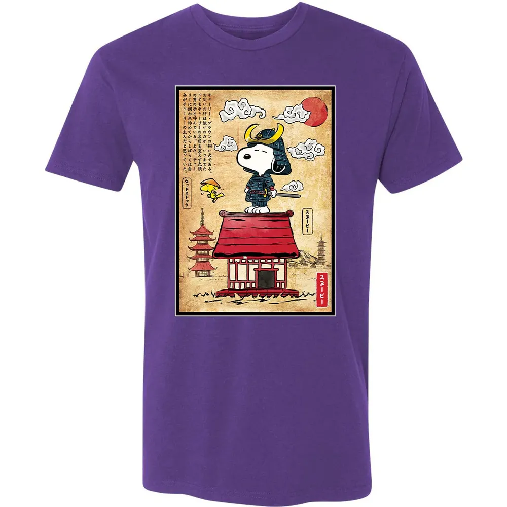 Beagle Samurai in Japan Premium Unisex T-shirt - 7