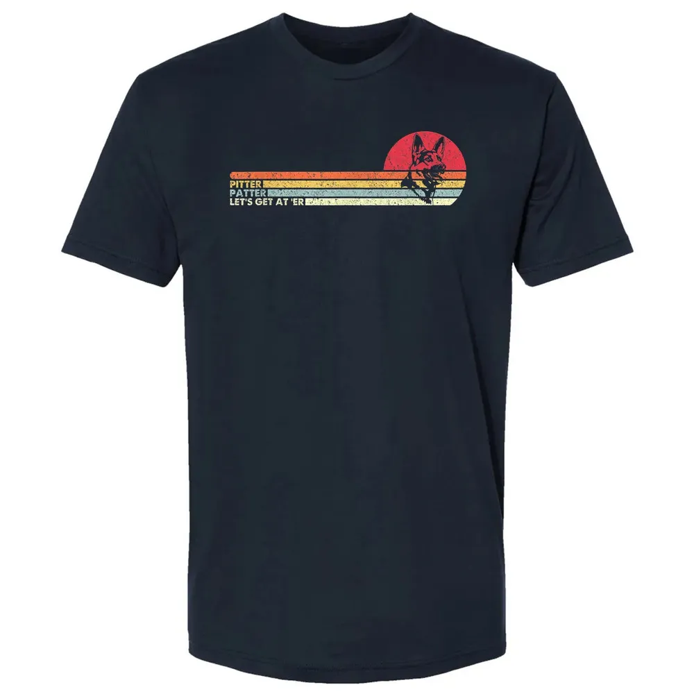 German Shepherd Dog Funny Vintage Premium Unisex T-shirt - 2