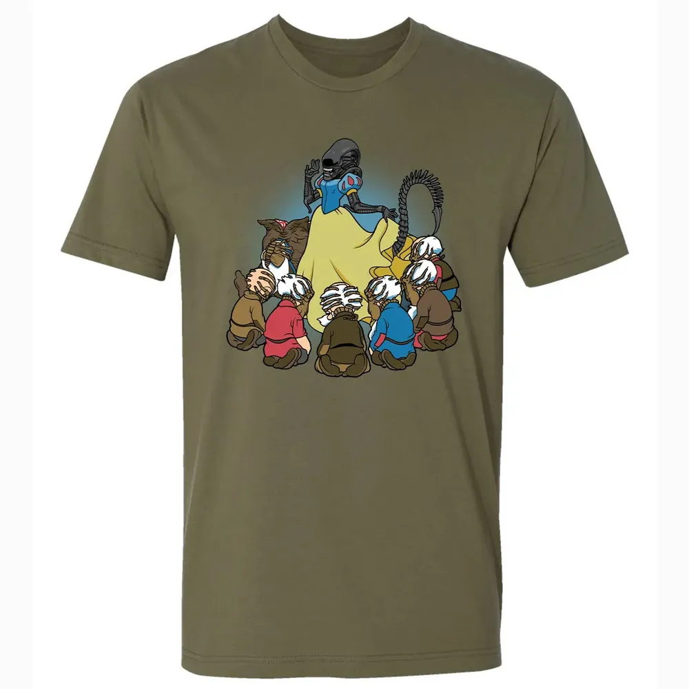 Alien & 7 Dwarfs Premium Unisex T-shirt - 5