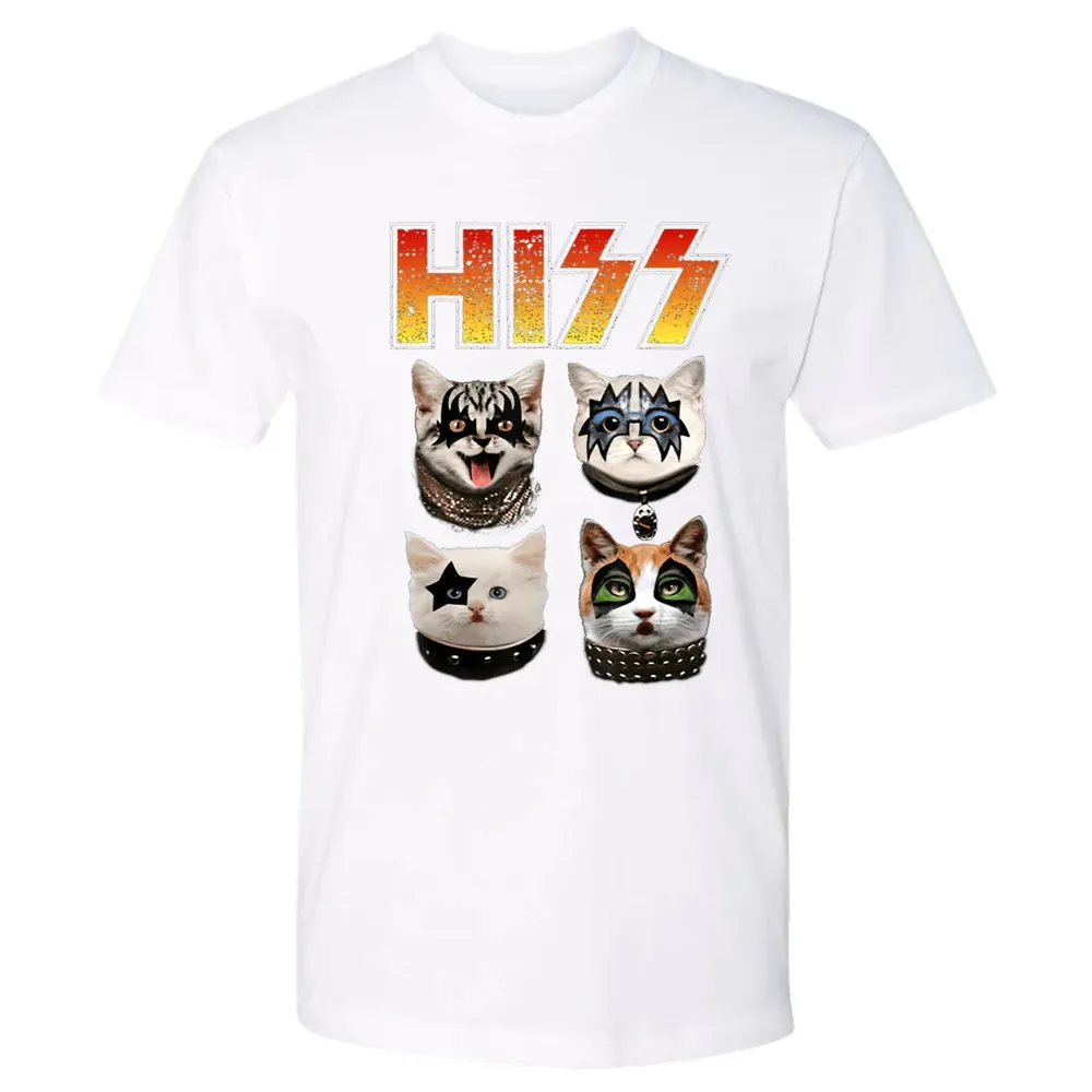 Hiss Funny Cat Lover Premium Unisex T-shirt - 4
