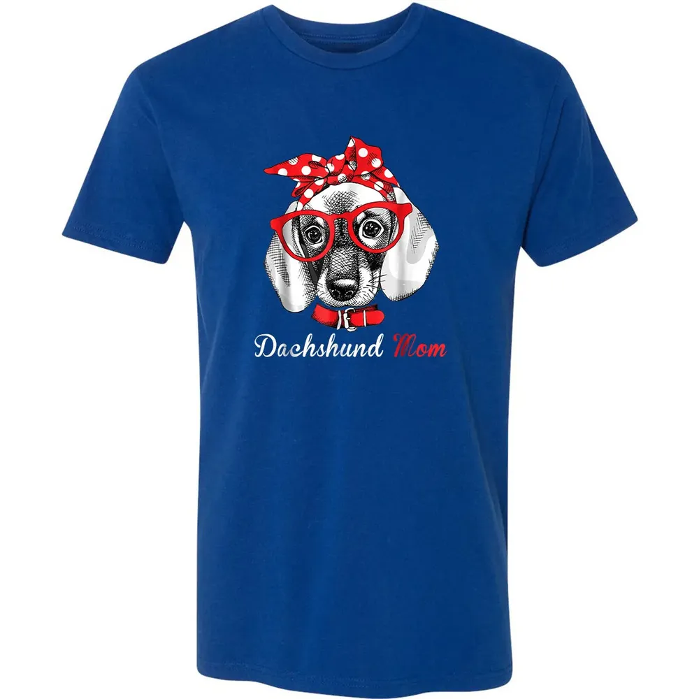 Dachshund Mom  for Doxie Wiener Lovers Mothers Day Gift Premium Unisex T-shirt - 10