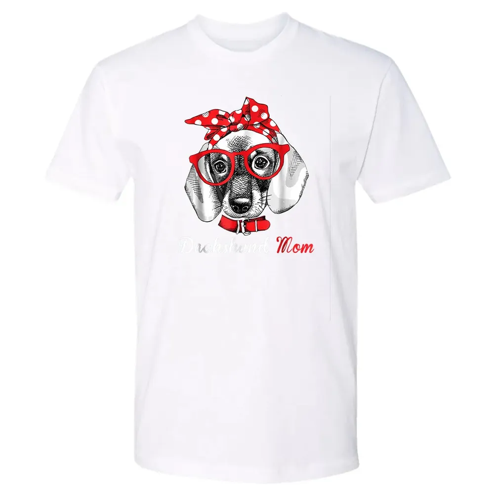 Dachshund Mom  for Doxie Wiener Lovers Mothers Day Gift Premium Unisex T-shirt - 4