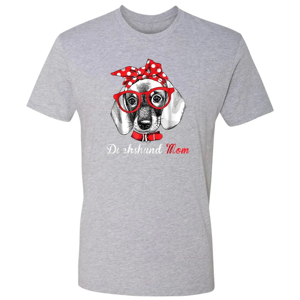 Dachshund Mom  for Doxie Wiener Lovers Mothers Day Gift Premium Unisex T-shirt - 9