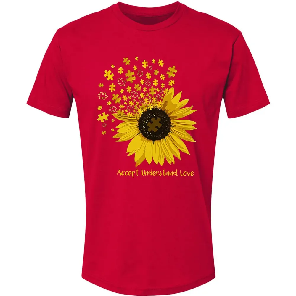Accept. Understand. Love Premium Unisex T-shirt - 6